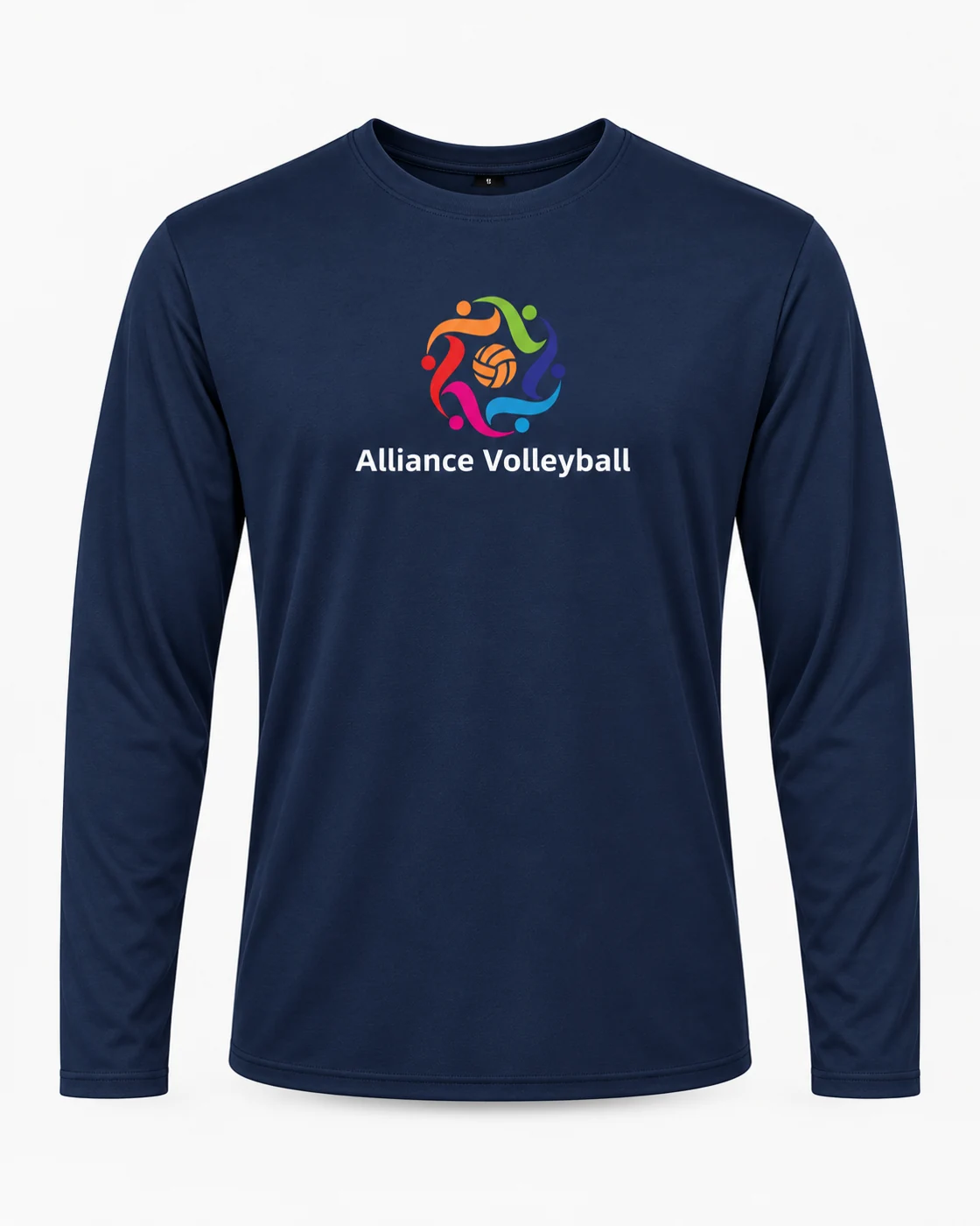 Alliance navy long sleeve product front